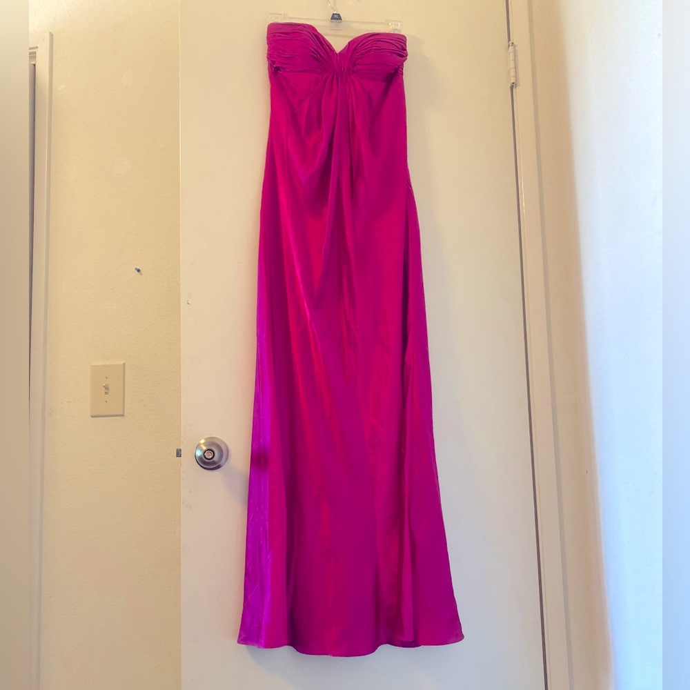 Laundry by design homecoming/prom gown. Strapless, side zip, size 2
